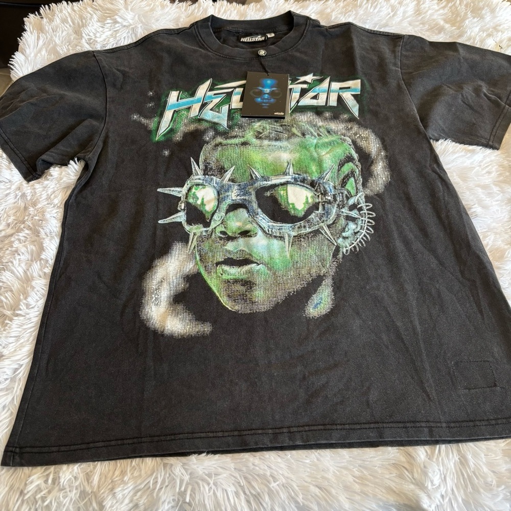 *HELLSTAR* The Future T-Shirt *BLACK* NFC TAG SIZE L (BRAND NEW) - Picture 2 of 7